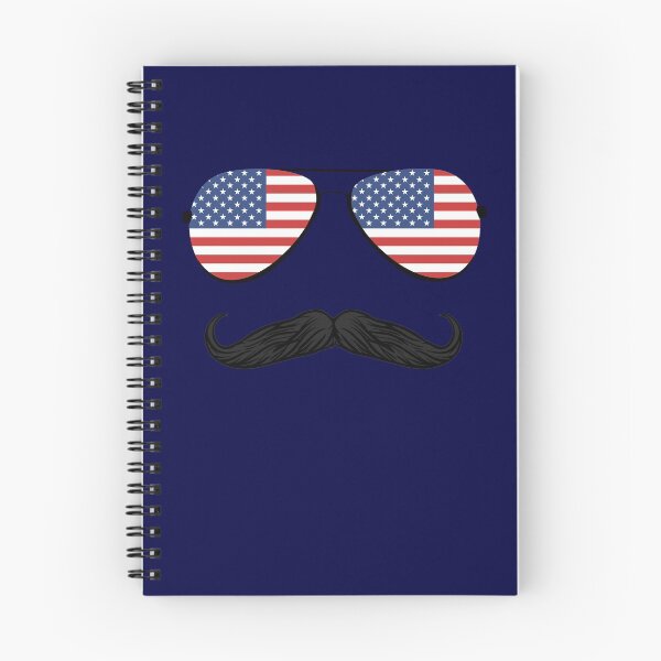 Item preview, USA Flag Sunglasses & Mustache 4th Of July American Flag Gear designed and sold by DynamicDesign.