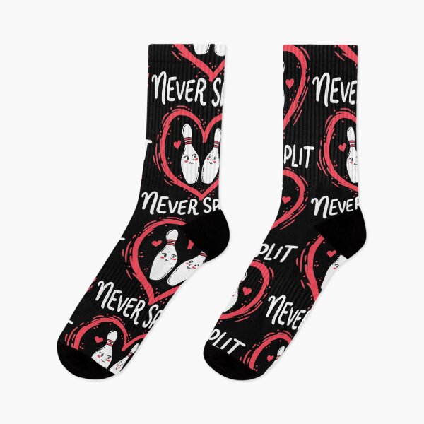 Item preview, Never Split Bowling Pins Sport Valentine's Day designed and sold by haselshirt.