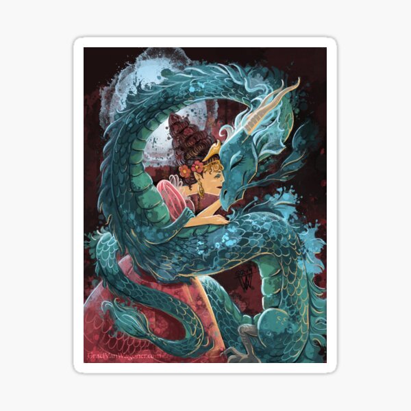 Dragon Princess Sticker