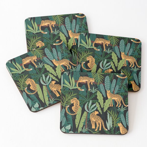 Item preview, Leopard Patterned | Cheetah | Big cat | Leopard floral patterned designed and sold by Rakesh Murugan.