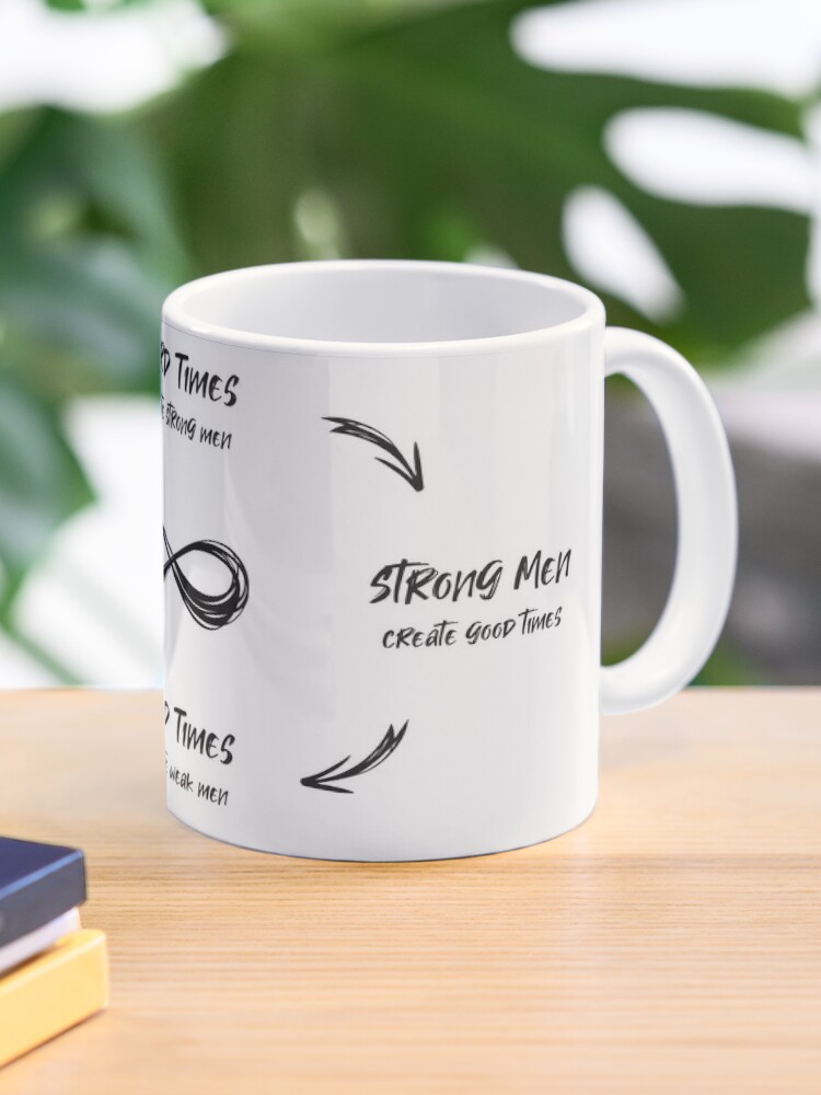 Hard times create strong men Coffee Mug for Sale by psychoshadow