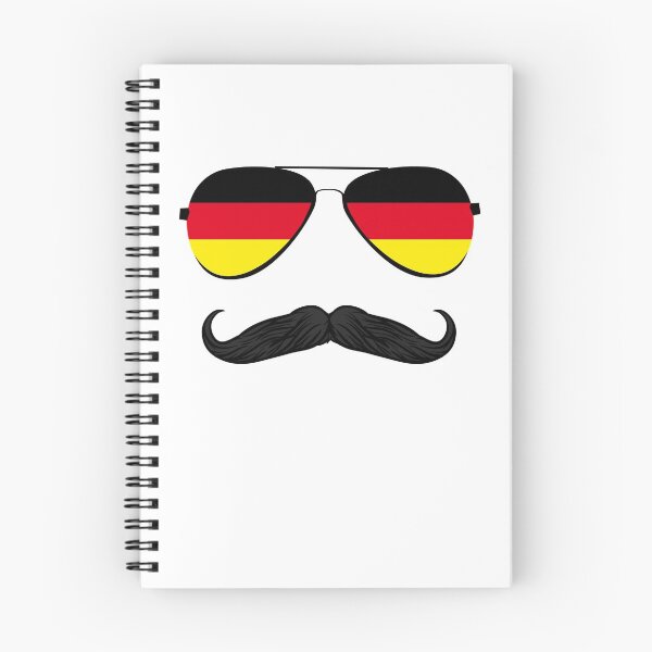 Item preview, Germany�Flag Aviator Sunglasses & Mustache Deutsche Lover Gear designed and sold by DynamicDesign.