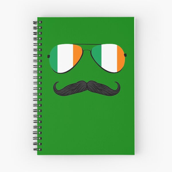 Item preview, Ireland�Flag Aviator Sunglasses & Mustache Irish Lover Gear designed and sold by DynamicDesign.