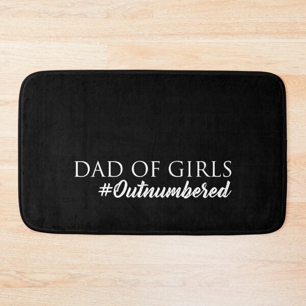 Item preview, Dad of Girls #Outnumbered designed and sold by graphicmeyou.