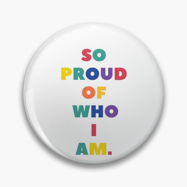 Aperçu de l'œuvre Fier de qui je suis - LGBTi Rainbow Pride 2020 créée et vendue par LunaGiftDesigns.