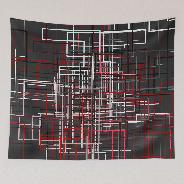 Item preview,  complex network of lines. designed and sold by lathspell.