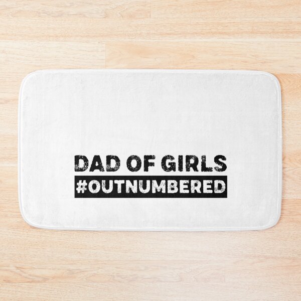 Item preview, Dad of Girls #Outnumbered designed and sold by graphicmeyou.