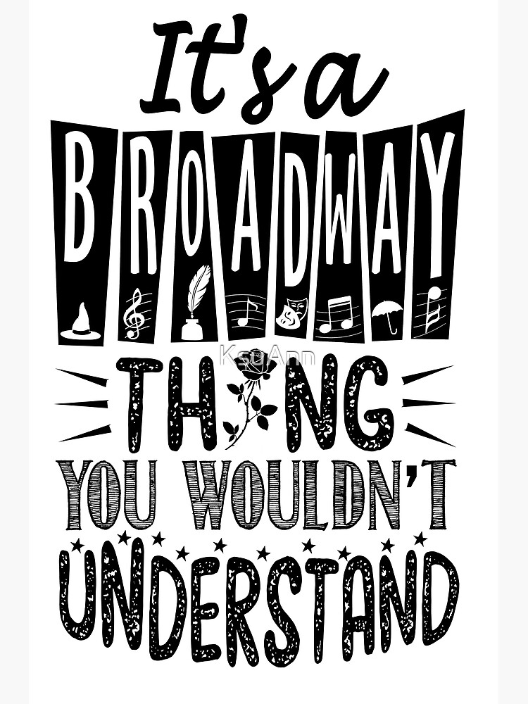 Discover Broadway Thing Premium Matte Vertical Poster