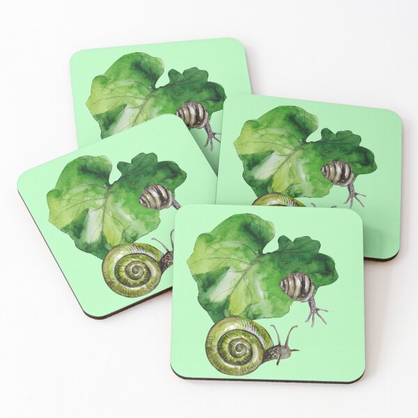 Item preview, Snails on a leaf. designed and sold by Colibri77.