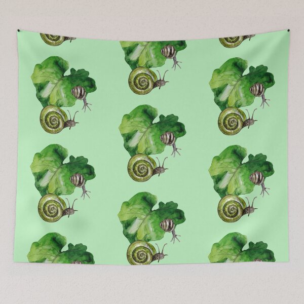 Item preview, Snails on a leaf. designed and sold by Colibri77.