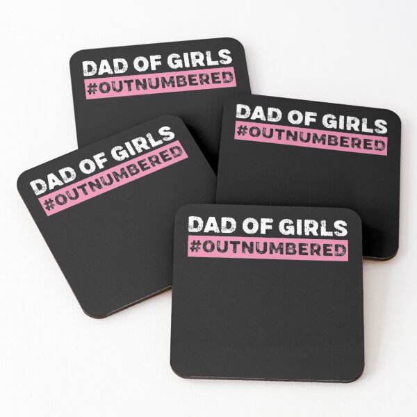 Item preview, Dad of Girls #Outnumbered designed and sold by graphicmeyou.