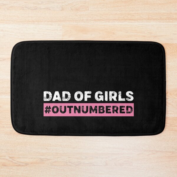 Item preview, Dad of Girls #Outnumbered designed and sold by graphicmeyou.