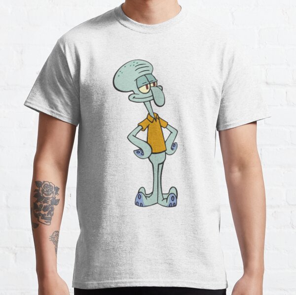 Squidward Tentacles T Shirt For Sale By Emszter23 Redbubble Spongebob T Shirts Spongebob 