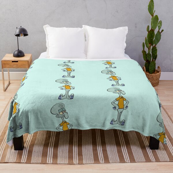 Squidward Tentacles Throw Blanket