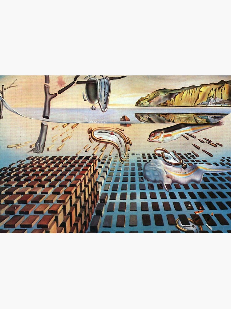 Salvador, Dali, surrealist. The Disintegration of the Persistence of Memory (1952-1954). by TOMSREDBUBBLE