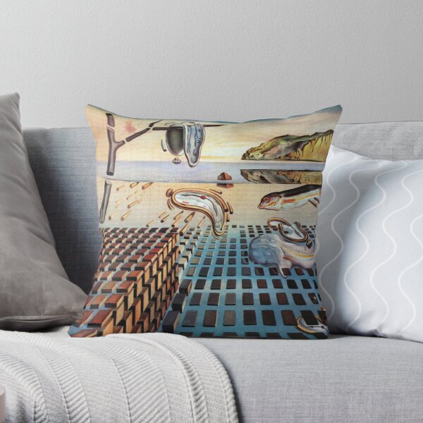 Salvador, Dali, surrealist. The Disintegration of the Persistence of Memory (1952-1954). Throw Pillow
