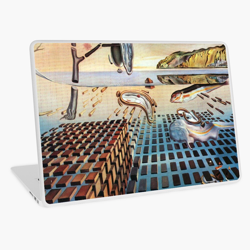 Salvador, Dali, surrealist. The Disintegration of the Persistence of Memory (1952-1954). Laptop Skin