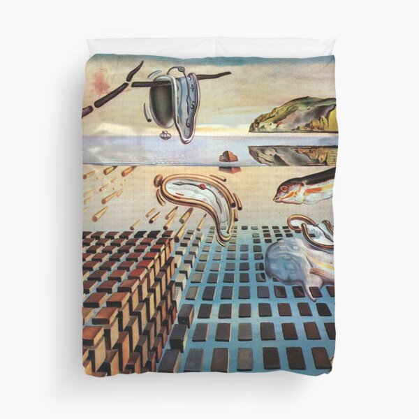 Salvador, Dali, surrealist. The Disintegration of the Persistence of Memory (1952-1954). Duvet Cover