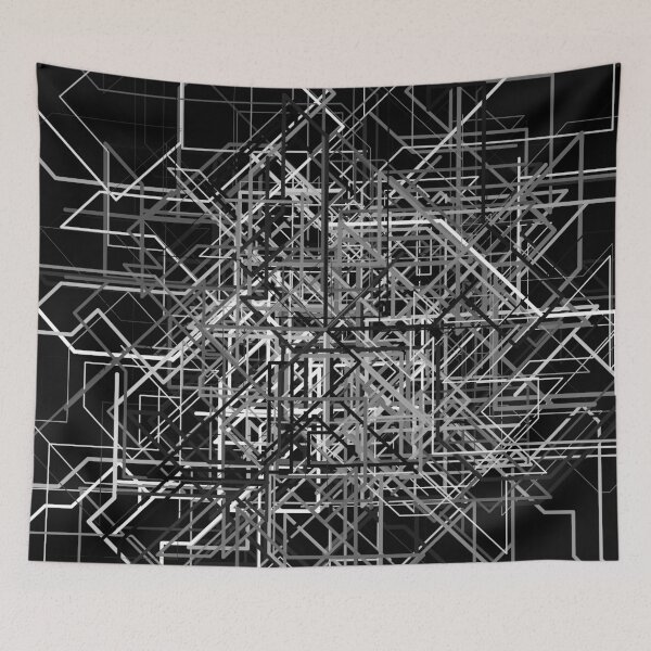 Item preview,  complex network of lines. designed and sold by lathspell.