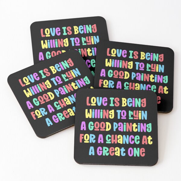 Item preview, The Half of It - Netflix - Love Is Being Willing To Ruin A Good Painting For A Chance At A Great One designed and sold by Mindy Bubble.