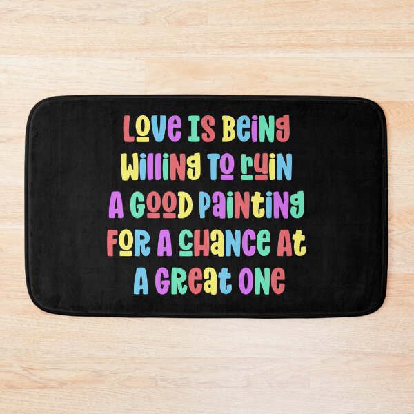Item preview, The Half of It - Netflix - Love Is Being Willing To Ruin A Good Painting For A Chance At A Great One designed and sold by Mindy Bubble.