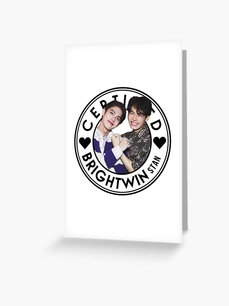 winwin グリーティングカード　brightwin CERTIFIED BRIGHTWIN Bright Win