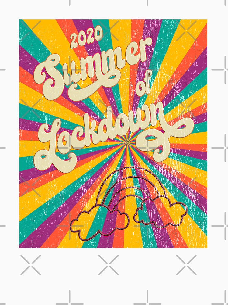GROOVY BABY - Summer of 2020 Lockdown retro vintage style by plzLOOK