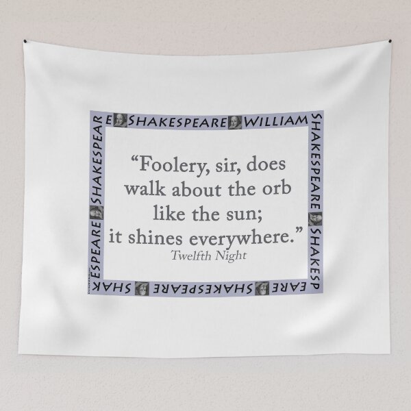 Item preview, Foolery Sir Does Walk About The Orb - Shakespeare designed and sold by CrankyOldDude.