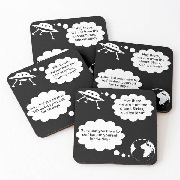 Item preview, Alien Visiting Earth During Lockdown Quarantine  designed and sold by everyspender.