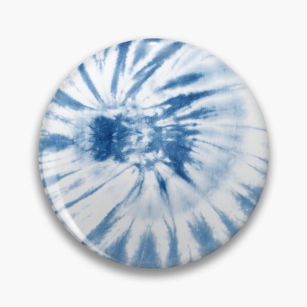 Artikelvorschau, Denim Blau und Weiß Spiral Tie Dye Print entworfen und verkauft von cgroenewald.