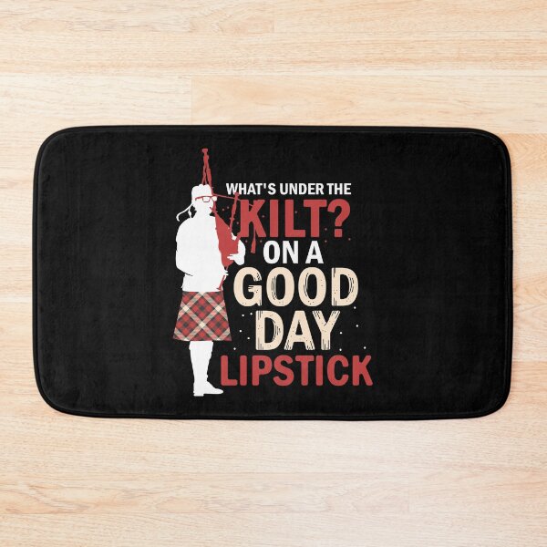 Item preview, What's Under The Kilt Lipstick Scottish Bagpiper Gift designed and sold by haselshirt.