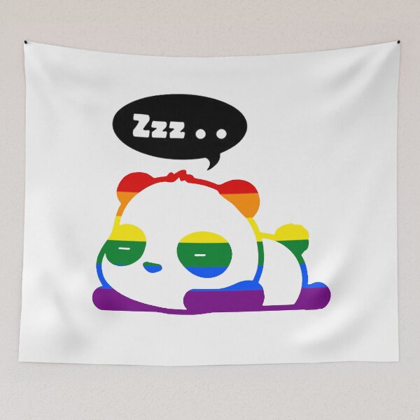 Item preview, Sleepy Panda (Pride edition) designed and sold by jadiekinseth.