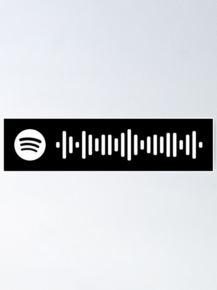 Drake Spotify Code Poster By Ssavannahz Redbubble - drake roblox id codes kiki
