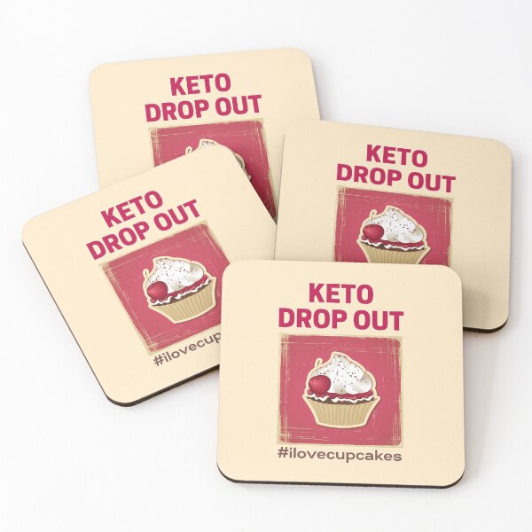 Item preview, Keto Drop Out Red Cupcake Design designed and sold by designlab21.