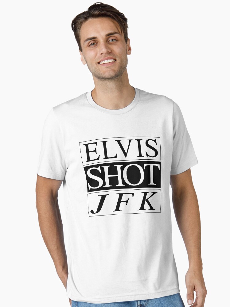 Thumbnail 1 von 7, Essential T-Shirt, Elvis Shot JFK designt und verkauft von jonathanablitt.