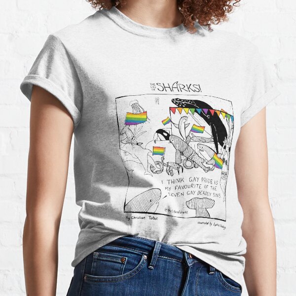 The Life of Sharks - Shark Pride Parade Classic T-Shirt