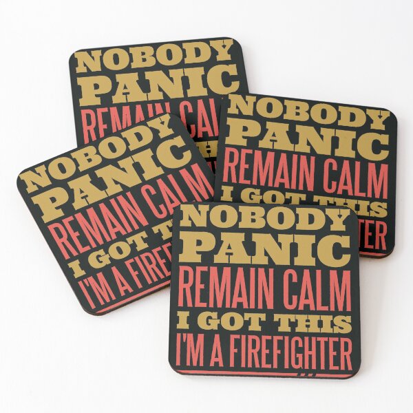 Item preview, Nobody panic, I'm a firefighter designed and sold by MihneaL.