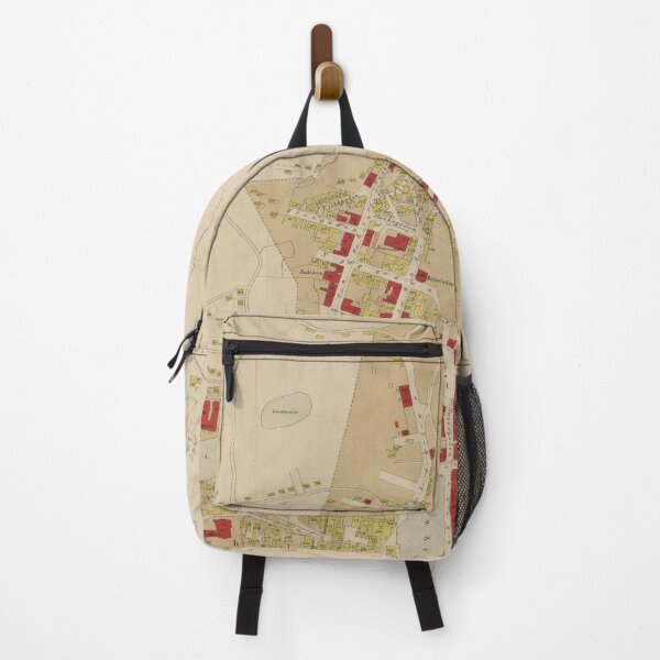 Item preview, Vintage Arendal Norway Map (1884) designed and sold by BravuraMedia.