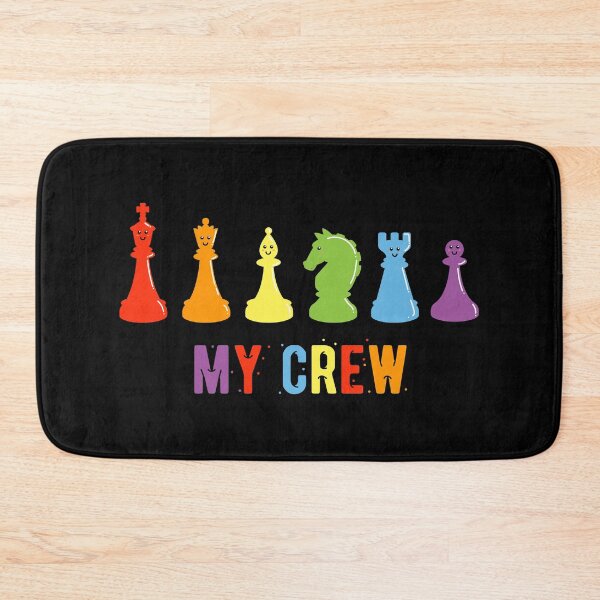 Item preview, My Crew Chess Boardgame Cute Game Color Pieces Gift designed and sold by haselshirt.