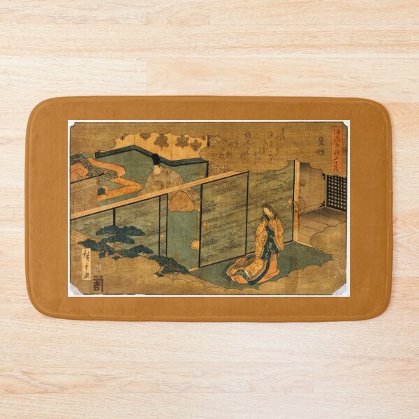 Item preview, Hiroshige Ando - Scene 54 of Tale of Genji - 1852 - Woodcut designed and sold by CrankyOldDude.