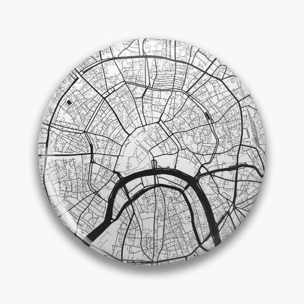 Item preview, Moscow Map City Map Poster Black and White, USA Gift Printable, Modern Map Decor for Office Home Living Room, Map Art, Map Gifts designed and sold by 44spaces.