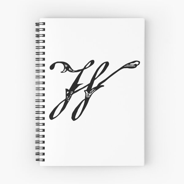 Item preview, Vintage Stylish Black and White Monogram Letter W designed and sold by Vintage-TM.