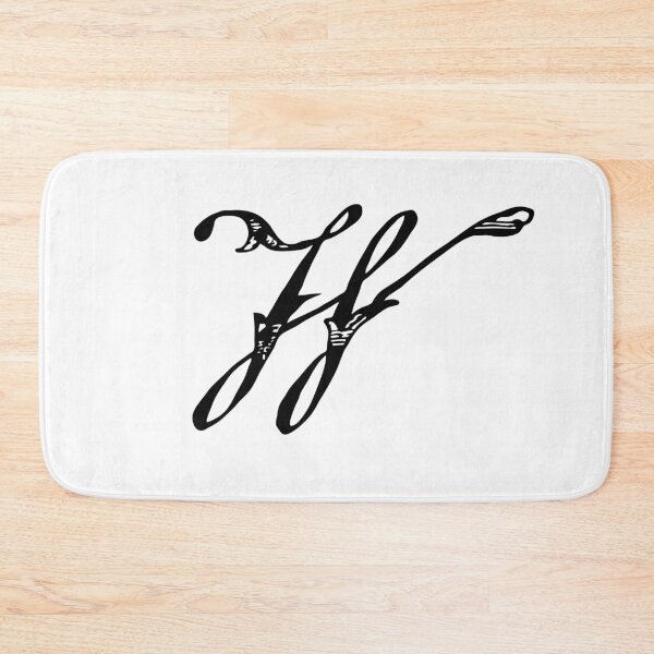 Item preview, Vintage Stylish Black and White Monogram Letter W designed and sold by Vintage-TM.