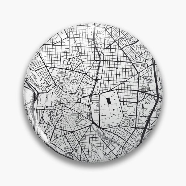 Item preview, Mapa de Madrid Mapa de la ciudad Cartel blanco y negro, regalo de EE. UU. Imprimible, decoración moderna del mapa para la sala de estar del hogar de la oficina, arte del mapa, regalos del mapa designed and sold by 44spaces.