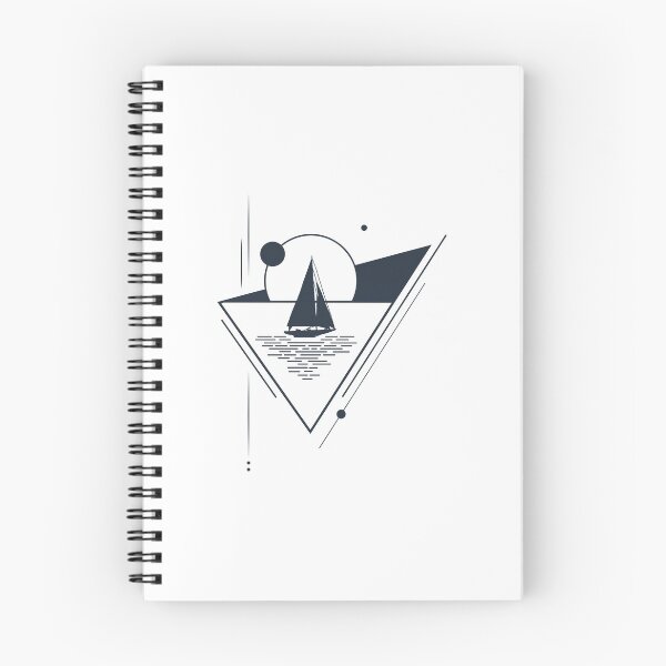 Item preview, Sailboat In Triangle. Geometric Style designed and sold by Sloth Astronaut.