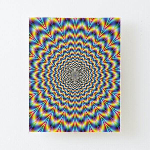 Optical illusion Trip Canvas Mounted Print