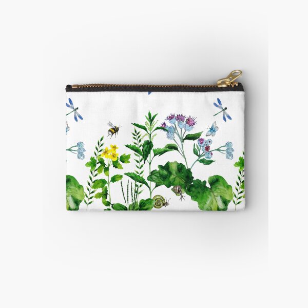 Item preview, Wild herbs with bumblebee, snails, dragonfly. designed and sold by Colibri77.