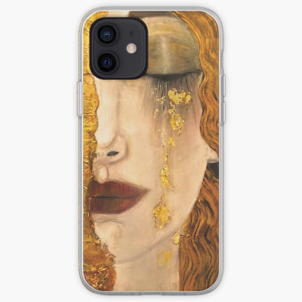 Golden Tears | Gustav Klimt | Freya | Art Nouveau Symbolism iPhone Soft Case