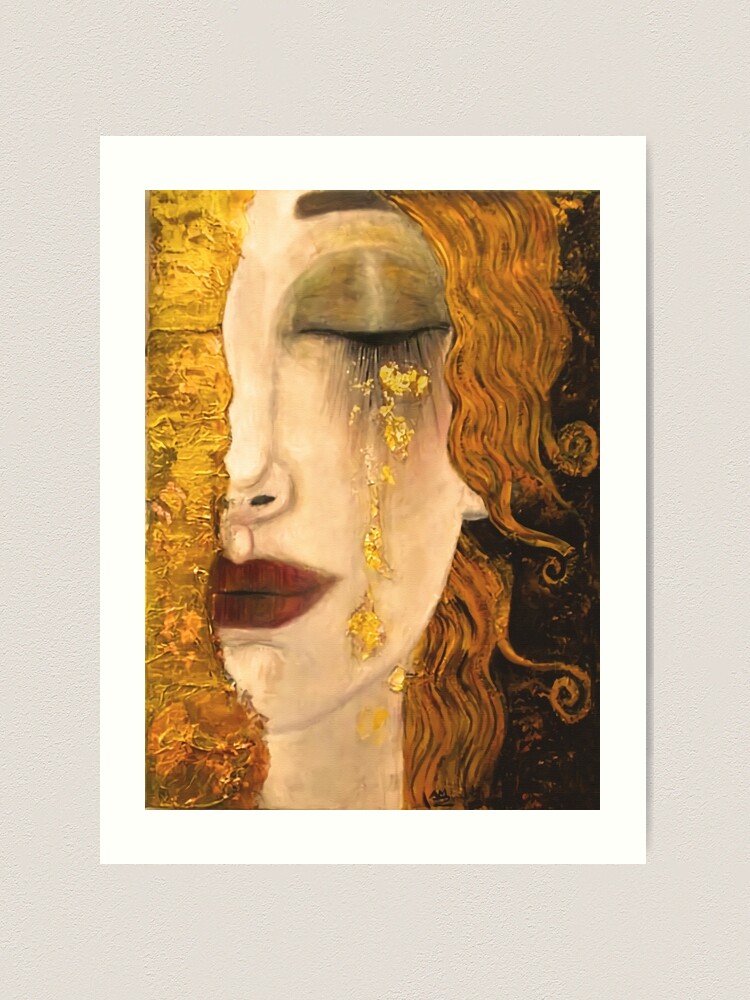 "Golden Tears Gustav Klimt Freya Art Nouveau