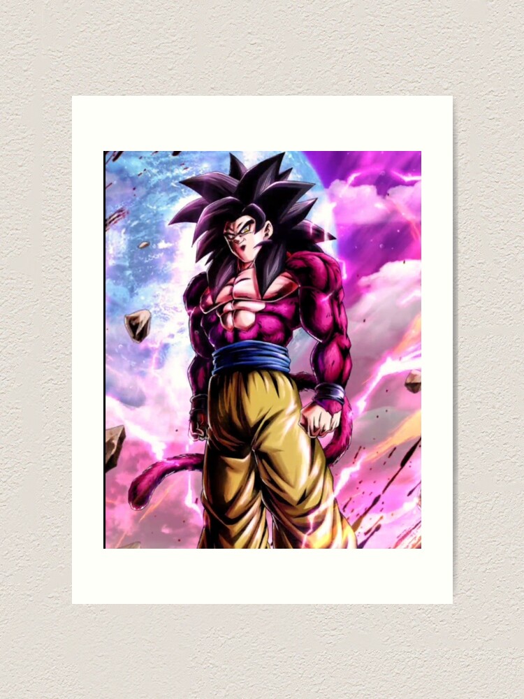 Goku Super Saiyan 4 Version 2 Photographic Print for Sale by AK-store